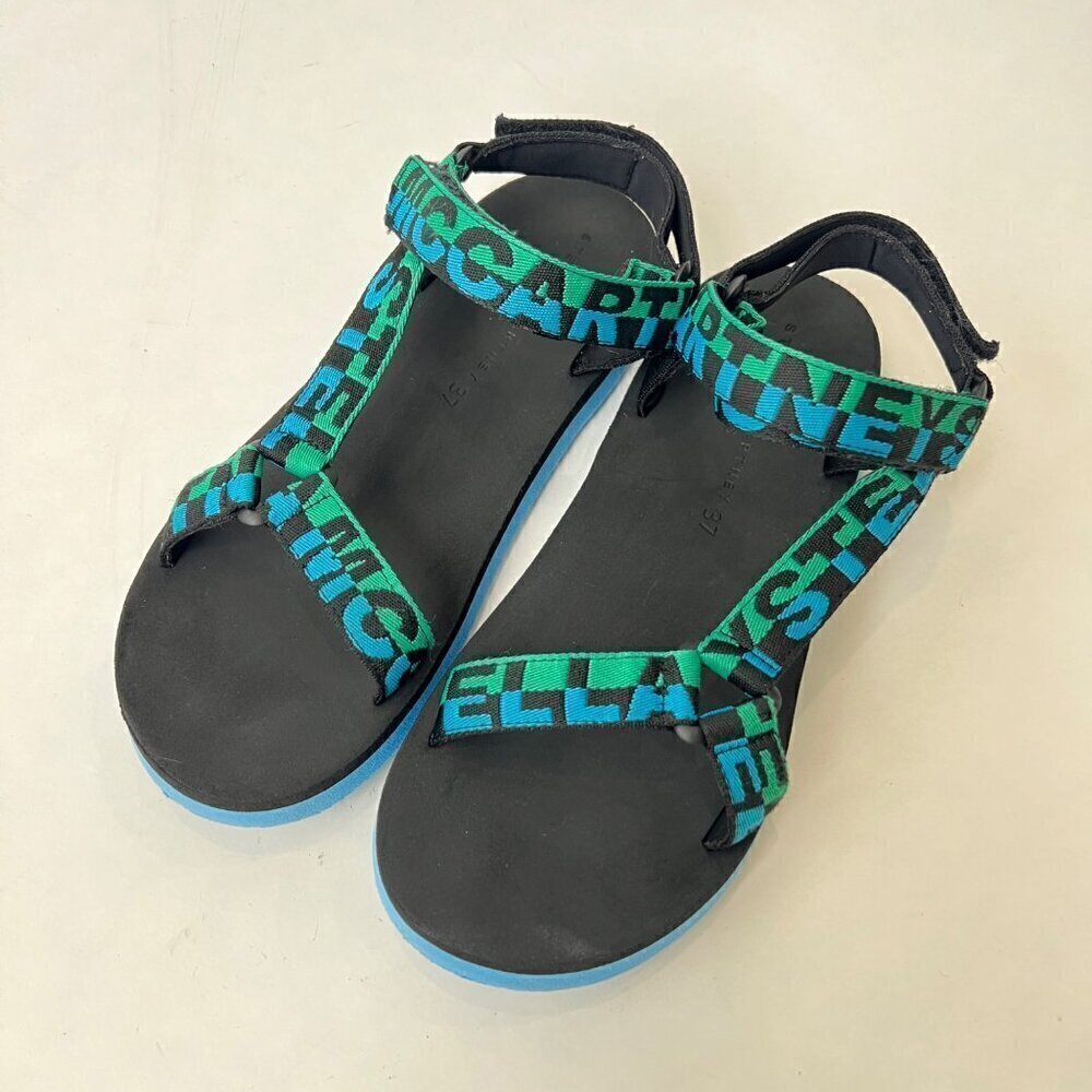 Stella Mc Cartney Junior Logo sandals, Size 37